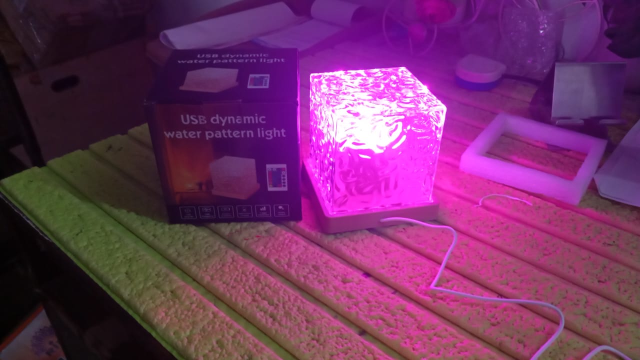 Ocean Wave Projector Lamp, 3D Water Wave LED Night Light, Water Ripple Night Lamp With Remote Ocean Wave Projector Lamp, 3D Water Wave LED Night Light, Water Ripple Night Lamp With Remote